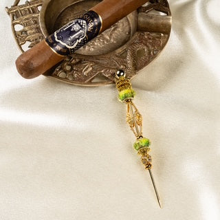 Stunning Ladies Gorgeous Gold Cigar Pokers