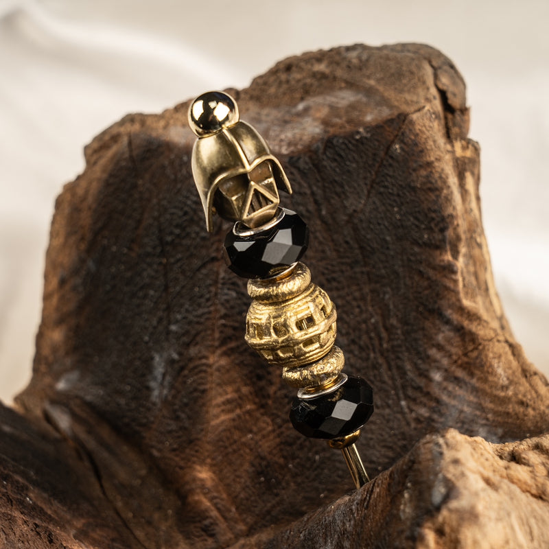 Space Man Cigar Poker-Black and Gold