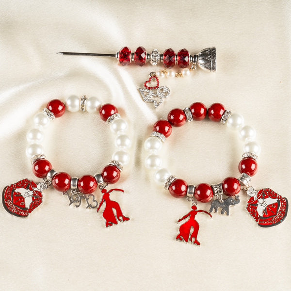 Delta Sigma Theta Bracelets-Two Versions