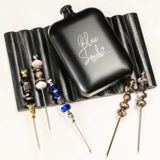 BlueSmoke Logo Flask-Back in Stock