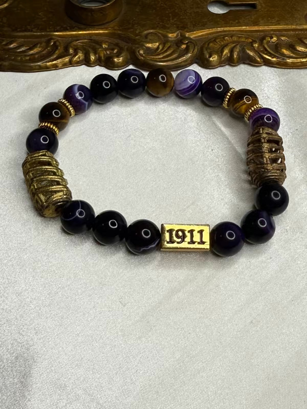Omega Psi Phi Bracelet with the 1911 and Greek Letters Omega Psi Phi New Product