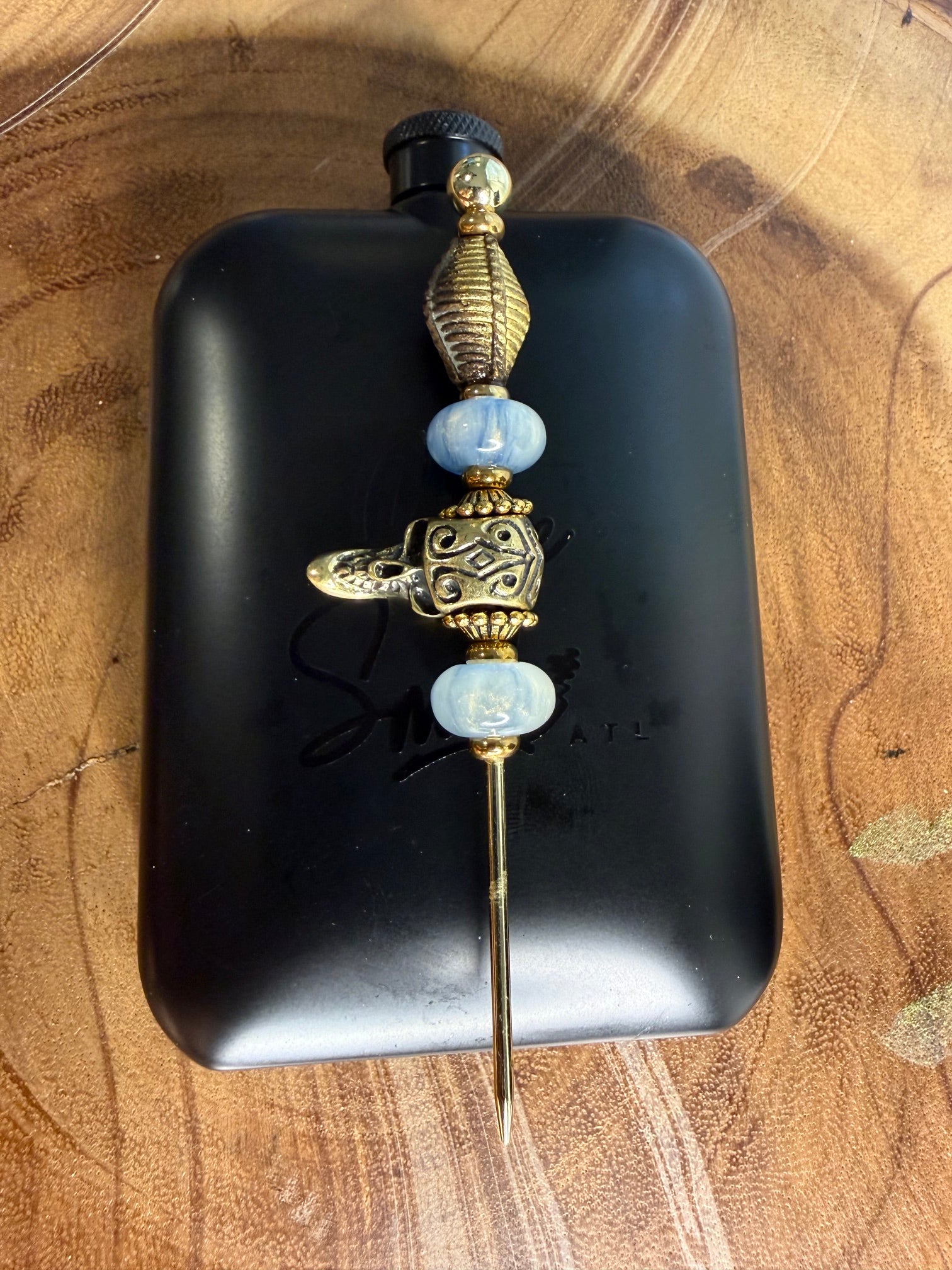 Antique Gold and Smokey Glass -two versions