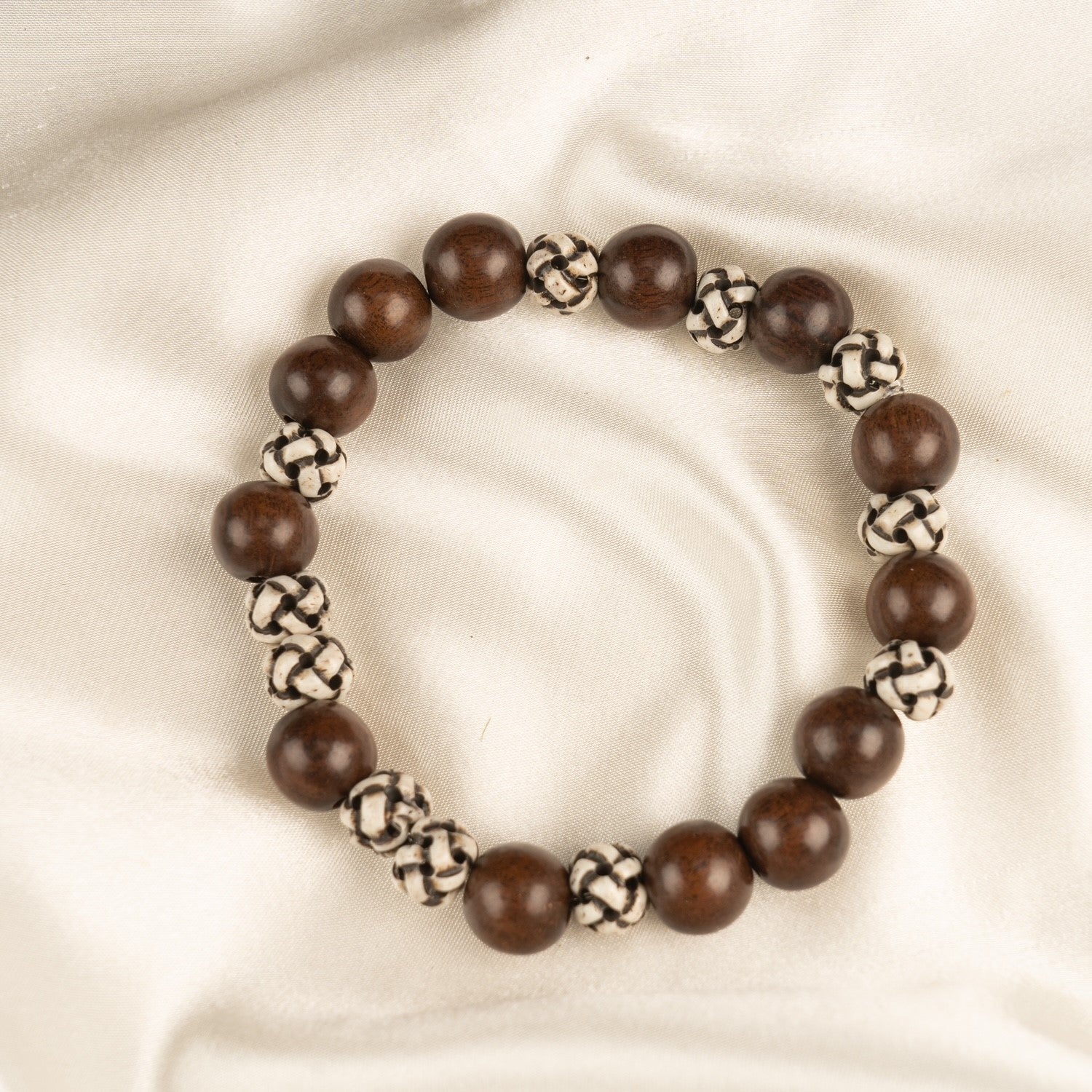Light Brown and Dark Brown Wooded Bracelets