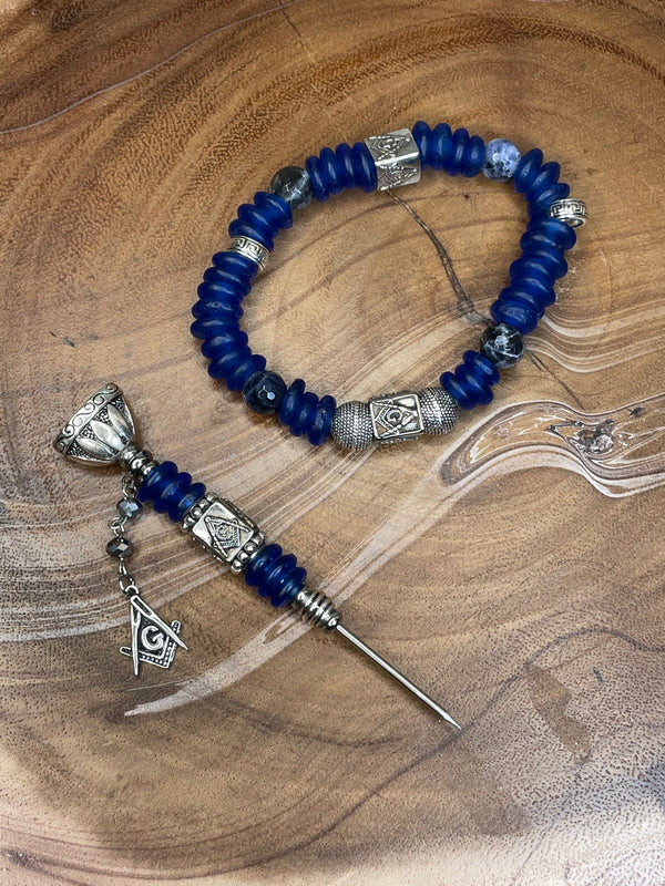 Masonic Gift Set including Bracelet and Poker