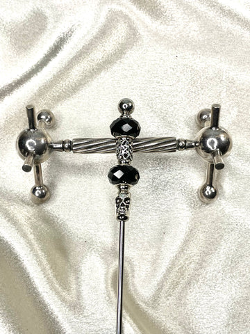 Cris Cross Black Skull