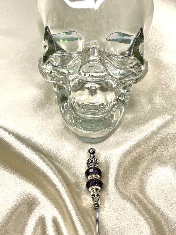 Metal Purple Skull